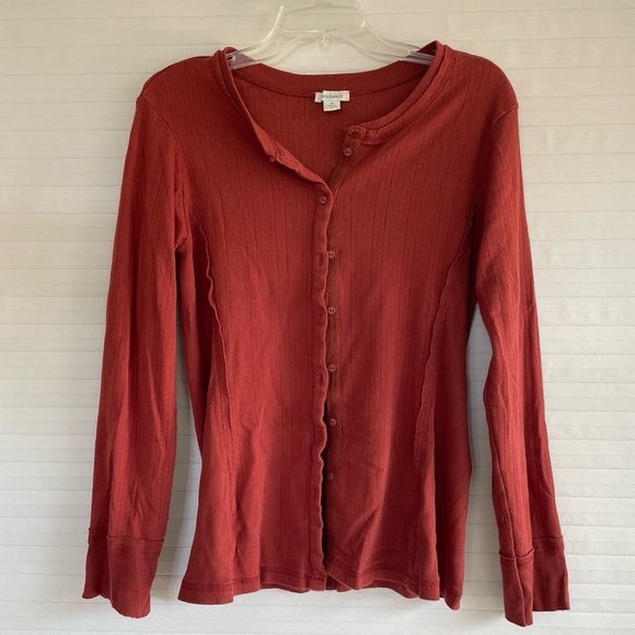 SOLD- Sundance Burnt Orange Cardigan - Picture 1 of 6